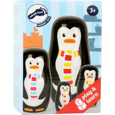 Small Foot Matrioška rodina tučňáků – Zboží Mobilmania