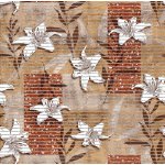 Aquamat koupelnová pěnová rohož 4066-2 Lilie hnědá metráž 65 cm – Zboží Mobilmania