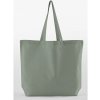 Nákupní taška a košík Westford Mill Maxi bavlněná taška WM165 Dusty Green 35x39x13,5 cm