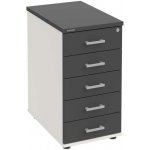 Hobis K 35 C N 5 zásuvek léta napříč 60 cm bílá antracit – Hledejceny.cz