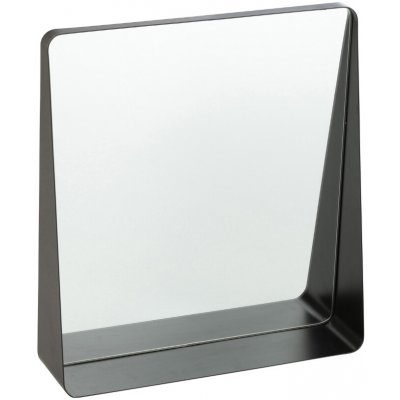 J-Line Černé kovové závěsné zrcadlo Zaya 41 x 38 cm – Hledejceny.cz