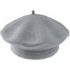 Čepice Tonak Dámský vlněný baret FLORA světle šedý