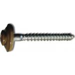 Klempířský vrut s těsnicí podložkou 4.5x55 TX20, nerez A2 RAL8014 sepiová (200 ks) – Hledejceny.cz