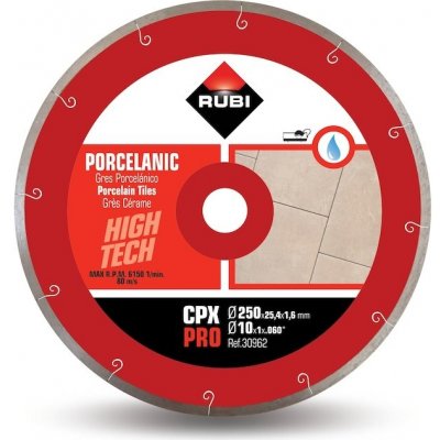 Diamantový Kotouč 250 mm Rubi CPX Pro R30962 – Zboží Mobilmania