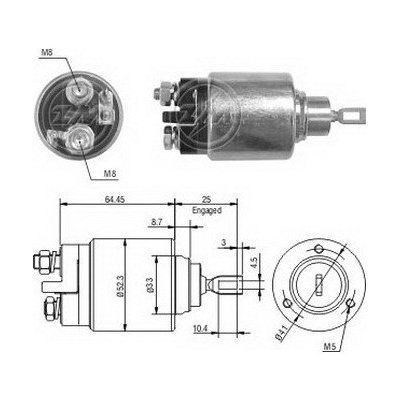 Spínač startéru 0001107067 Bosch 2339304006 – Hledejceny.cz