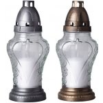 Hřbitovní sklo 21 cm vklad 70g 29h. srdce čirá mix - VÝPRODEJ – Sleviste.cz