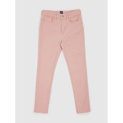 Gap dětské džíny high rise color Růžová – Sleviste.cz