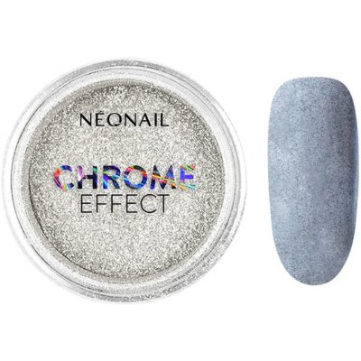 NEONAIL Chrome Effect Silver prášek na nehty 2 g – Hledejceny.cz