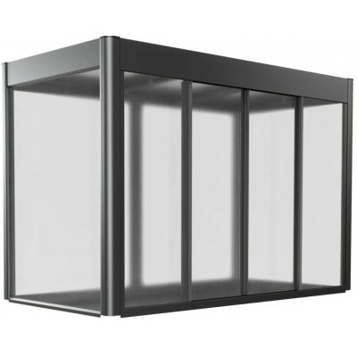 Biohort Skleník Florentina pro vyvýš.záhon 2 x 1 m tmavě šedé – Hledejceny.cz