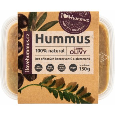 I Love Hummus Hummus černé olivy 150 g – Zboží Dáma