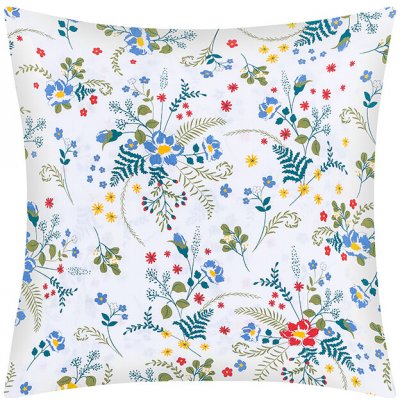 Bellatex bavlna Pomněnka Modrá Žlutá Červená 40 x 40 cm – Hledejceny.cz