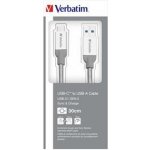 Verbatim 48868 USB 3.1 Typ C - USB A M, 30cm – Zbozi.Blesk.cz