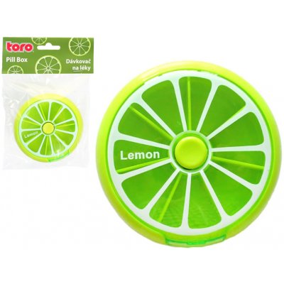 TORO Dávkovač na léky 7 dní citrón – Zboží Dáma