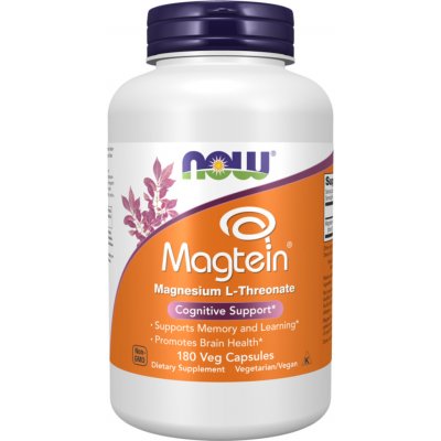 Now Foods Magtein Magnesium L-Threonate 180 kapslí – Hledejceny.cz