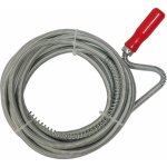 TOPTRADE čistič na odpad – spirála 0,9 cm × 15 m – Hledejceny.cz