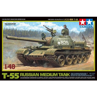 Tamiya T-55 Russian Medium Tank 1:48 – Zboží Mobilmania