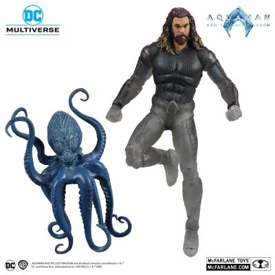 McFarlane Aquaman and the Lost Kingdom Aquaman Stealth Suit with Topo DC Multiverse 18 cm