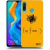 Pouzdro a kryt na mobilní telefon Huawei Picasee silikonové Huawei P30 Lite - I am fine čiré