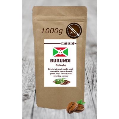 Monro Burundi Gahahe káva Arabika zrnková 1 kg – Hledejceny.cz