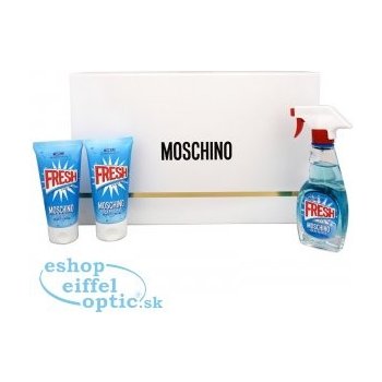 Moschino Fresh Couture EDT 50 ml + sprchový gel 50 ml + tělové mléko 50 ml dárková sada