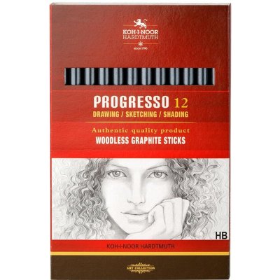 Koh-i-Noor Progresso tužka grafitová v laku 8911 6B – Sleviste.cz