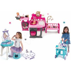 Smoby Set pečovatelské centrum pro panenky a kosmetický stolek Frozen 2v1 s  židličkou výbavička pro panenky - Nejlepší Ceny.cz