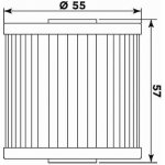 Olejový filtr MIW K2002 (alt. HF123) K2002 – Zbozi.Blesk.cz