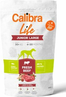 Calibra Dog Life Junior Large Fresh Beef 50 x 100 g