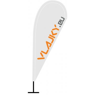 Beach vlajka - KAPKA - MIDI – Zboží Dáma