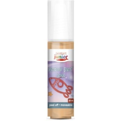 Pentart Barva na sklo slupovací 20 ml ORANŽOVÁ – Zboží Mobilmania