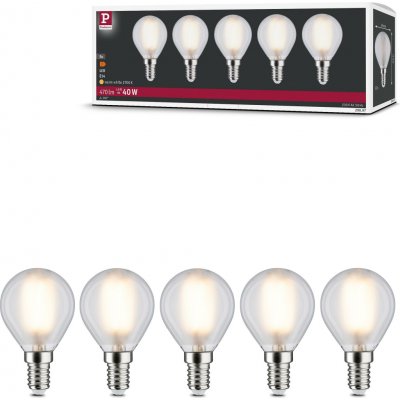 Paulmann Filament 230V LED kapka E14 5x4,8W 2700K mat 290.97 – Hledejceny.cz