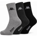 Kappa AUTHENTIC PARFER 3P Dětské ponožky Černá,Šedá – Sleviste.cz