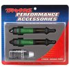 Modelářské nářadí Traxxas tlumič GTR xx-long hliník/PTFE zelený pístnice TiN 2