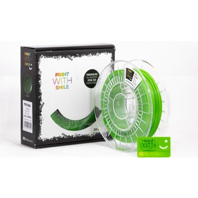 Print With Smile Print WS Flex TPU 96A Green 1,75 mm 0,5 kg – Zboží Živě