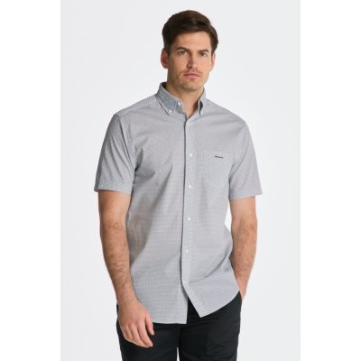 Gant reg micro print SS shirt modrá