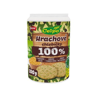 Druid Celozrnné chlebíčky hrachové 100 g – Zboží Dáma