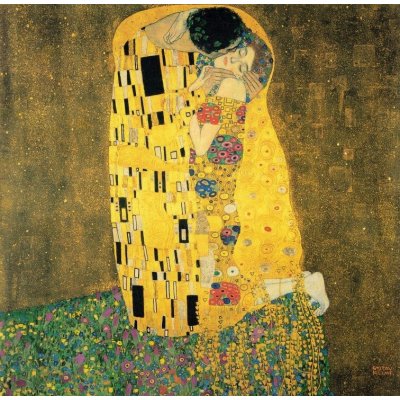 Gustav Klimt Grafika : Le Baiser 1907-1908 1000 dílků – Zboží Mobilmania