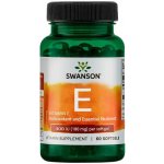 Swanson Vitamin E 400 IU 60 softgel kapslí – Hledejceny.cz