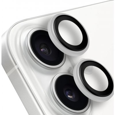 Obal:Me ochrana čoček pro Apple iPhone 16/16 Plus White 8596311279034 – Zboží Živě