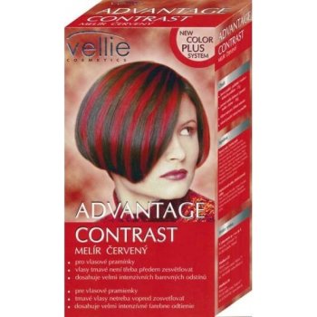 Vellie Advantage růžový melír na vlasy v prášku Advantage Contrast 15g