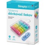 SimplyMED Týdenní dávkovač léků otevírací model 21010 – Zbozi.Blesk.cz