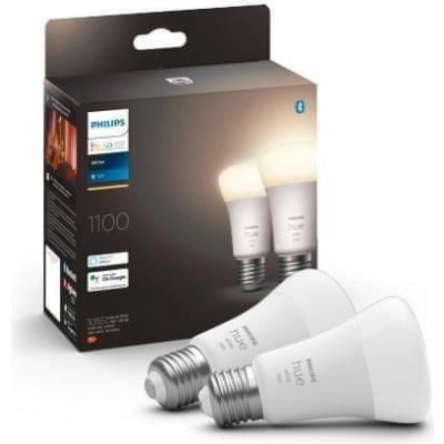 Philips Hue Bluetooth LED White set 2ks žárovek 8719514289192 E27 A60 9,5W 1055lm 2700K stmívatelné