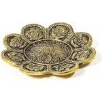 Milujeme Kameny 8 symbolů prosperity kovový stojánek na vonné tyčinky Feng Shui zlatá barva – Hledejceny.cz