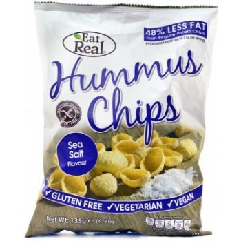 EatReal Hummus chipsy s mořskou solí 45g