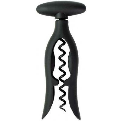 KitchiSimo Vývrtka otvírák černý ABS/kov 15 cm 268782 – Hledejceny.cz