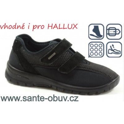 Santé MJ/4009T zdravotní obuv černá – Zboží Mobilmania