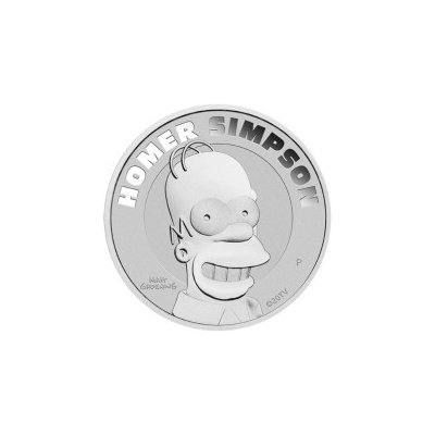 The Perth Mint stříbrná mince Homer Simpson 2022 1 oz – Zboží Mobilmania