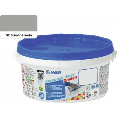 Mapei Kerapoxy Easy Design 1,5 kg středně šedá – Hledejceny.cz