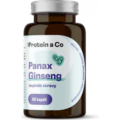 Protein & Co. Ženšen pravý 60 kapslí – Hledejceny.cz