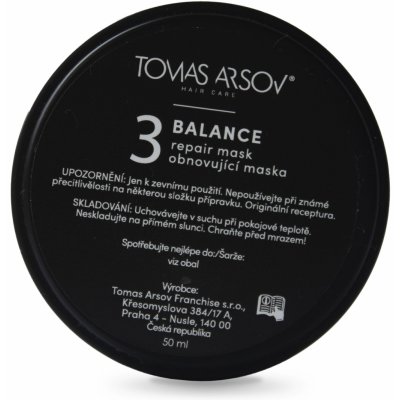 Tomas Arsov Balance Repair Mask 50 ml – Zboží Dáma